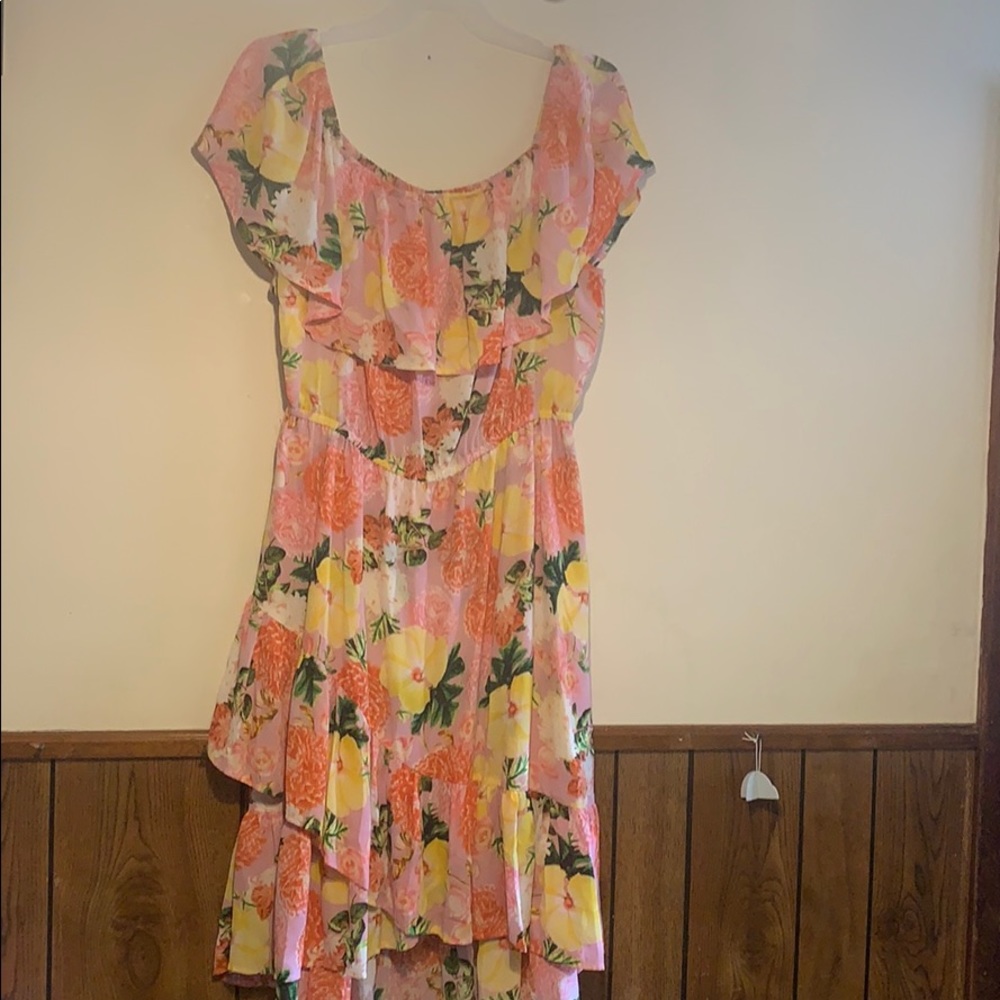 Belle Sky Floral Dress